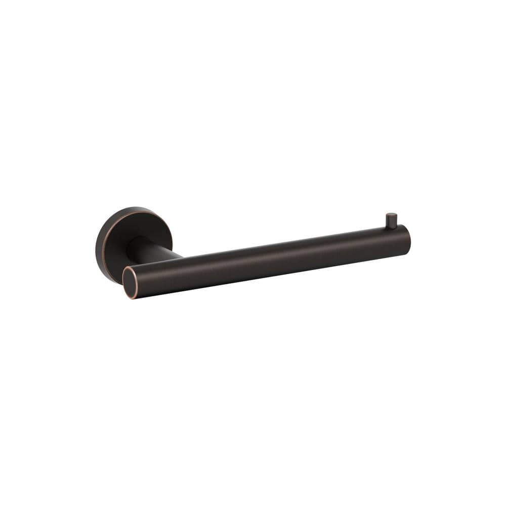 Amerock Arrondi 7-1/4 in. (184 mm) L Single Post Toilet Paper Holder in ...