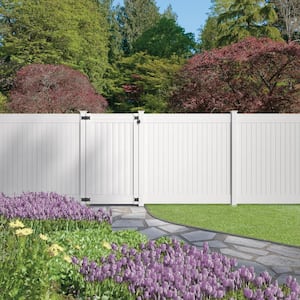 White Vinyl Fence Gate Kit