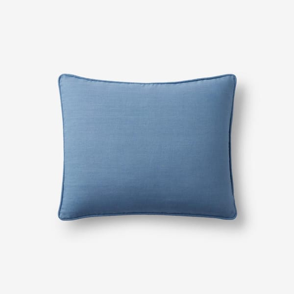 Linen Pillow Cover - Denim Blue, Size 20 | The Company Store