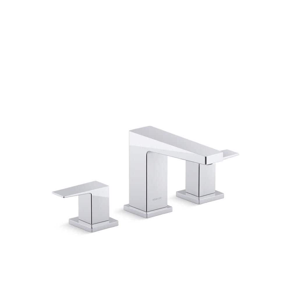 Honesty 8 In. Widespread Double Handle Bathroom Faucet In Polished Chrome 0.5 Gpm price history on PriceWatchPro