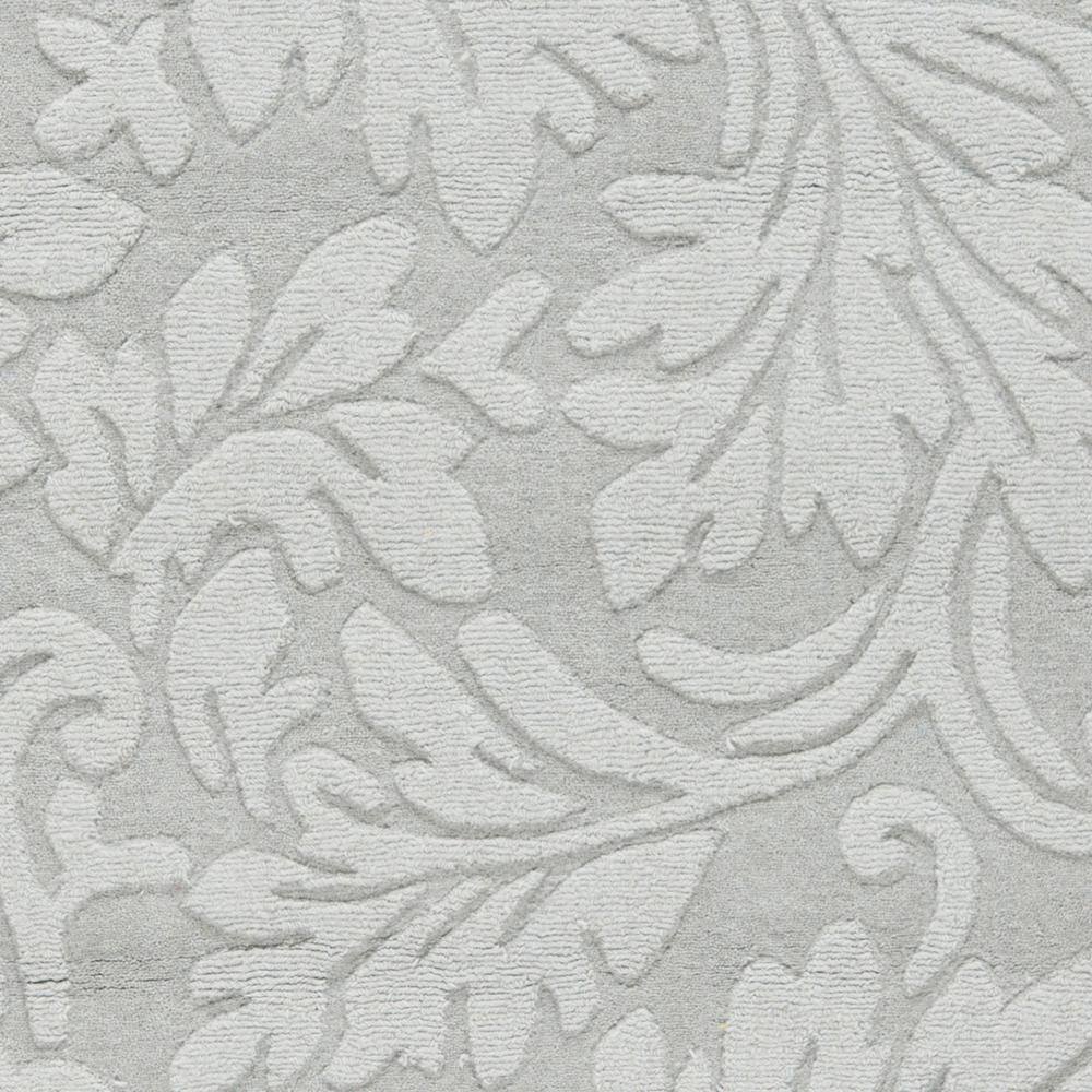 Gray Hand-Loomed Wool Tufted Area Rug 3' x 5'