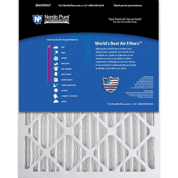 12 Pack 24x28x1 Dust and Pollen Merv 8 Replacement AC Furnace Air Filter 
