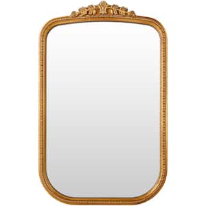 Arrendale 30 in. x 19 in. Gold Framed Decorative Mirror