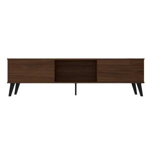Saratoga 70.87 in. Nut Brown TV Stand