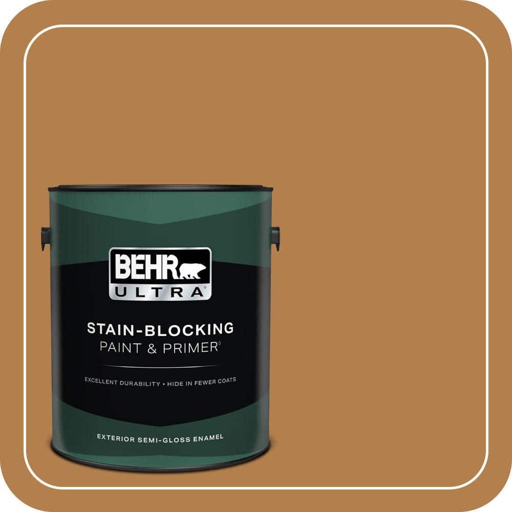 1 gal. #PMD-106 Caramel Sauce Semi-Gloss Enamel Exterior Paint & Primer price history on PriceWatchPro