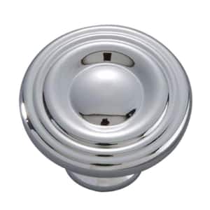 Conquest 1-1/8 in. Polished Chrome Cabinet Knob