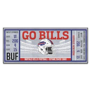 NFL - Buffalo Bills 30 in. x 72 in. Indoor Ticket Runner Rug