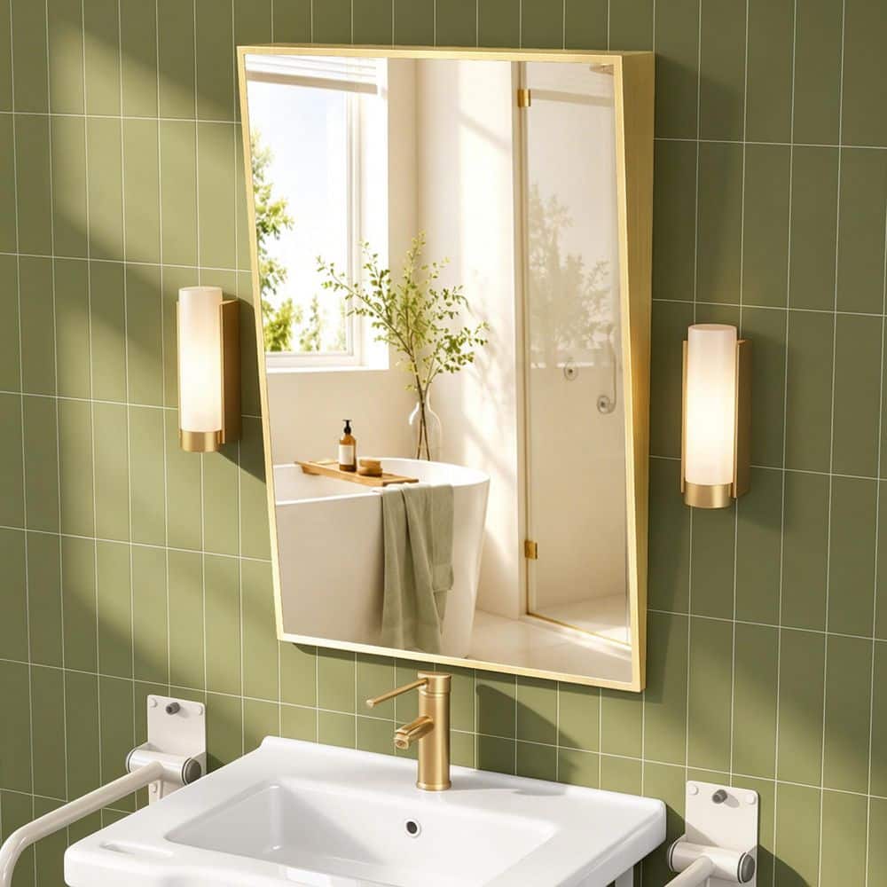 Zeafive ADA 24 in. W x 36 in. H Rectangular Framed Fixed Tilt