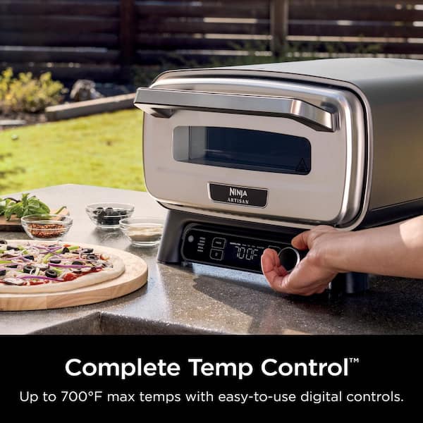 NINJA Artisan OutDoor Pizza Oven, 12 Inch, 5 Pizza Settings