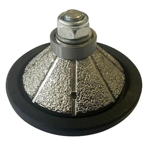 1 in. Bevel Diamond Profile Wheel for Polishers and Grinders on Concrete and Stone, 5/8"-11 Arbor