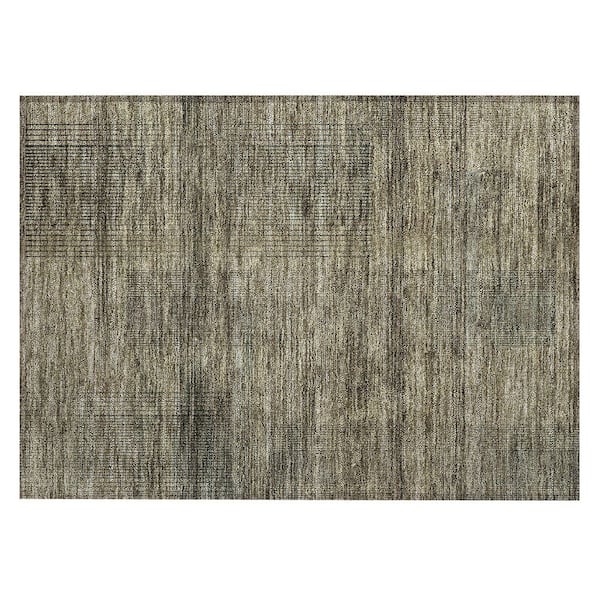 Chantille Machine Washable Indoor/Outdoor Abstract ACN820 Brown 1 ft. 8 in. x 2 ft. 6 in. Area Rug