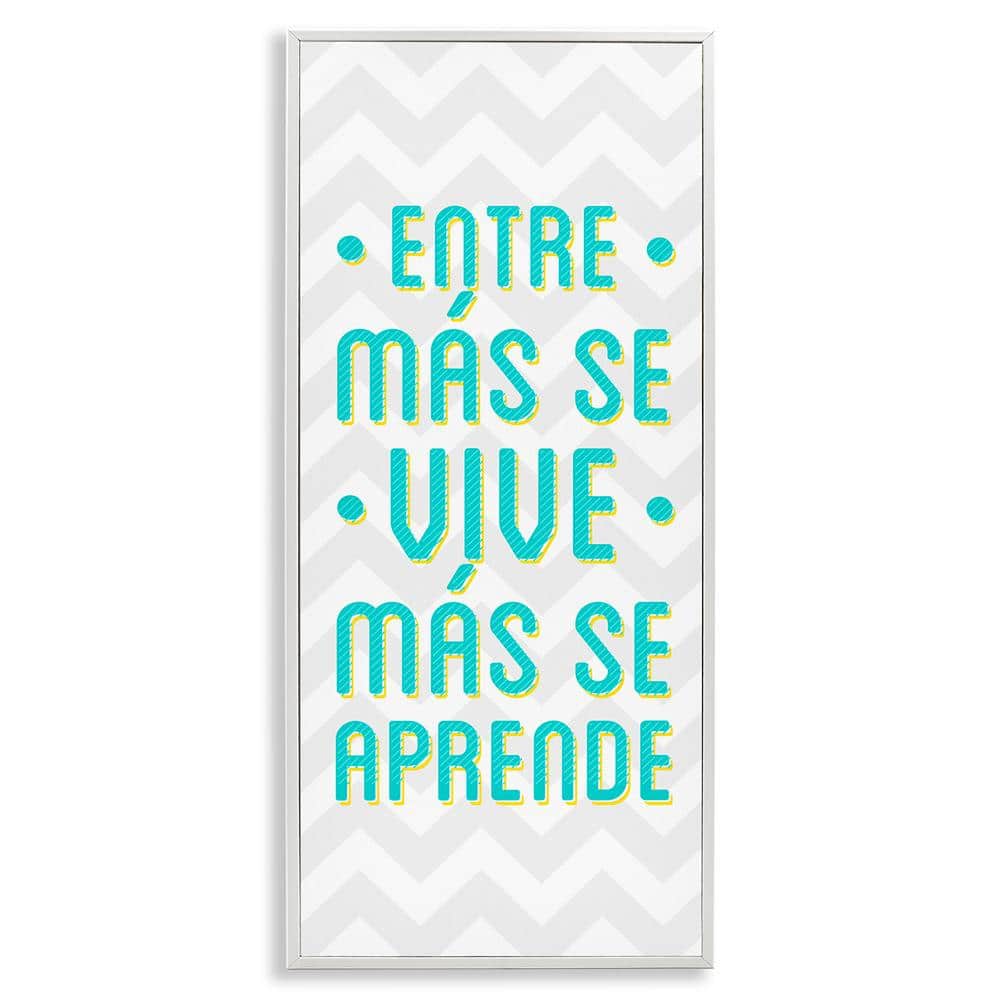 You Live You Learn by SD Graphics Studio White Framed Typography Giclee Art Print 30 in. x 13 in. price history on PriceWatchPro