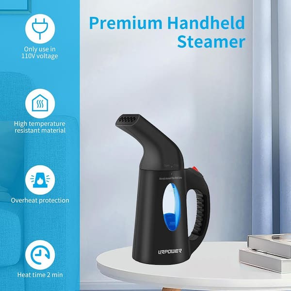 Clothes Steamer Iron Portable Garment Steamer: 1500W Powerful Handheld Vertical Steam Generator For Clothes, Mini Iron Steamer For Home & Travel
