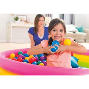 100 Pack Small Plastic Multi-Colored Fun Ballz For A Ball Pit (3 Pack)