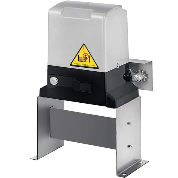 SKYSHALO Automatic Sliding Gate Opener 1400 lbs. 2-Remote Controls, Gate Operator Hardware Kit, Move Speed 43 ft. Per Min