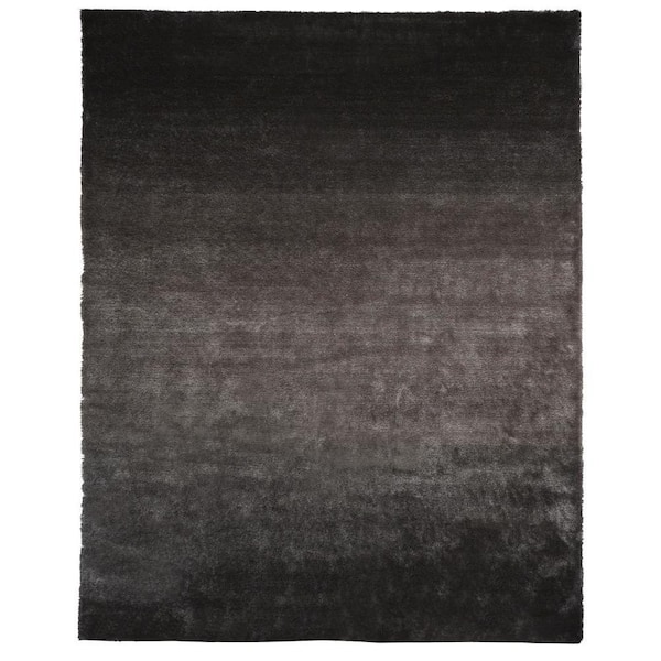 Weave & Wander Freya Gray 4 ft. x 6 ft. Shag Area Rug