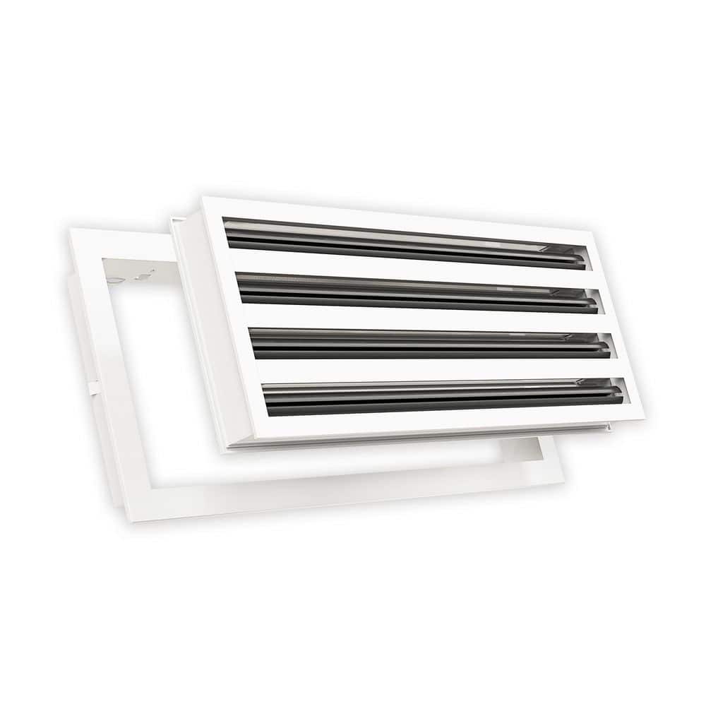 20 in. x 8 in. Aluminum Wall/Ceiling Linear Slot Diffuser in White price history on PriceWatchPro