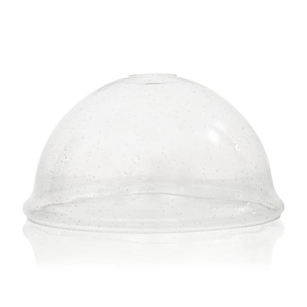 Granville 5.25 in. Clear Seeded Glass Bowl Pendant Shade