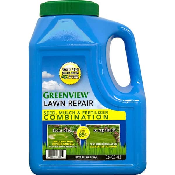 GreenView 3.75 lb. Lawn Repair Seed, Mulch and Fertilizer Combination Jug