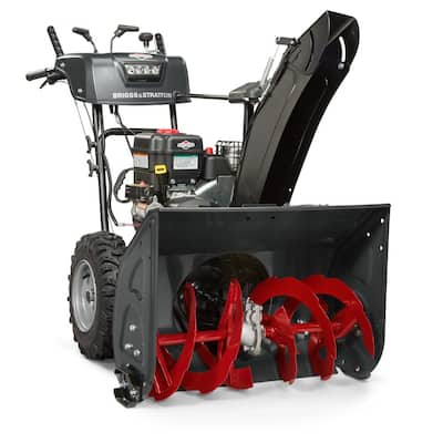 Steerable 27 in. 2-Stage Gas Snow Blower with Electric Start