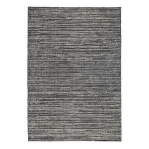 Maryland 4 ft. X 6 ft. Iron Striped Area Rug