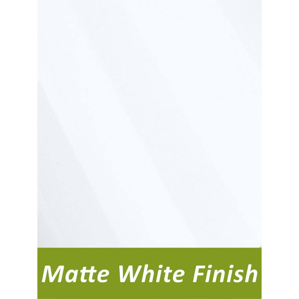 Modern Matte White Adjustable Outdoor Floor Lamp, 61.5"