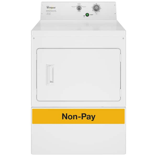 7.4 cu. ft. 240 Volt White Commercial Electric Super-Capacity Dryer