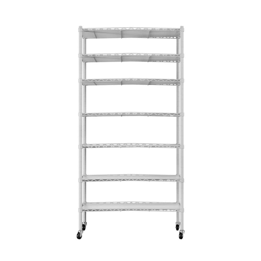 NEW 5-Tier Layer outlets Shelf, Heavy Duty Adjustable Wire Metal Shelving Rack