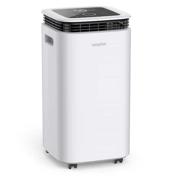 waykar HDCX-PD09B-1 34-Pint Dehumidifier with Smart Dry For Bedrooms, Basements Or Damp Rooms Up to 2500 sq. ft. White - 1