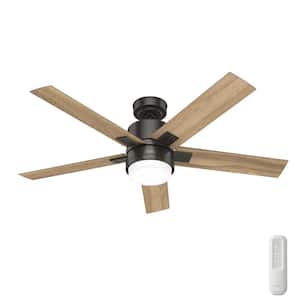 Stellan 52 in. Indoor Noble Bronze Ceiling Fan with Light Kit and Remote Hardware Included