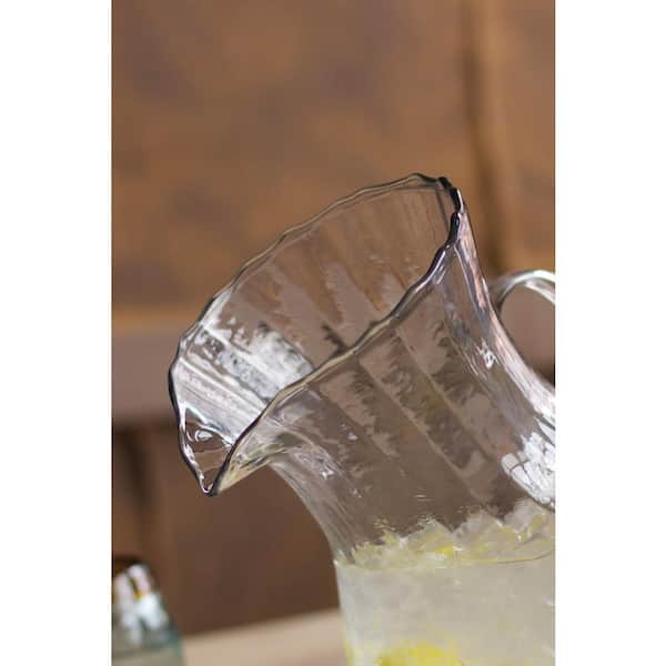 3-Way Pitcher, Classic Plastic Pitcher, 60 Ounce, Clear