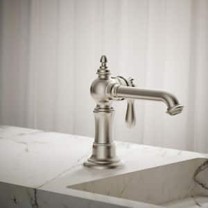 Artifacts Single Hole Single-Handle Bathroom Faucet in Vibrant Brushed Nickel