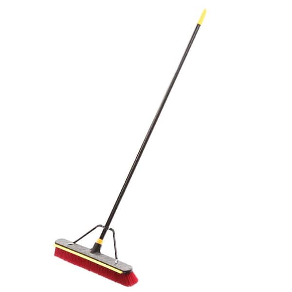 Quickie 2-in-1 Squeegee Push Broom (2-Pack)