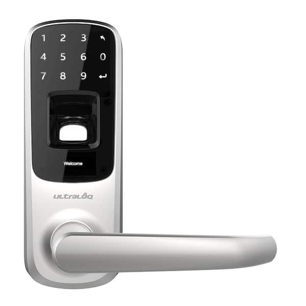 Ultraloq UL3 Satin Nickel Fingerprint and Touchscreen Smart Lock