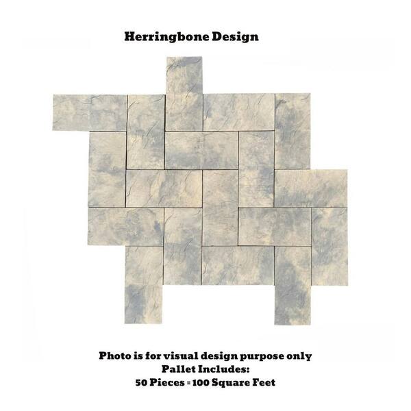 Nantucket Pavers Yorkstone 12 in. x 24 in. x 1.5 in. Tan Variegated Concrete Paver (50-Pieces/100 sq. ft./Pallet)