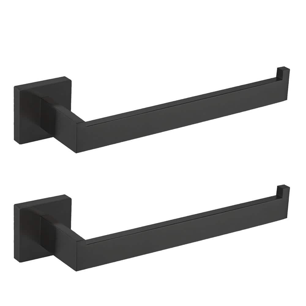 ATKING Bathroom 9 in. Wall Mounted Towel Bar Stainless Steel Hand Towel ...