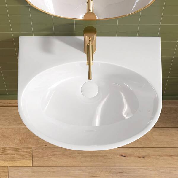 Zeafive 22 in. L x 18.3 in. W x 15.38 in. H Wall-Mounted Bathroom