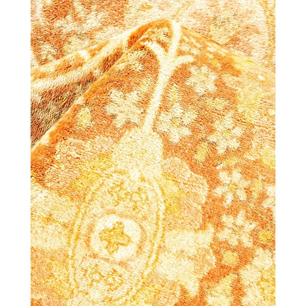 Mogul 8 ft. x 10 ft. Brown Oriental Wool Indoor Area Rug