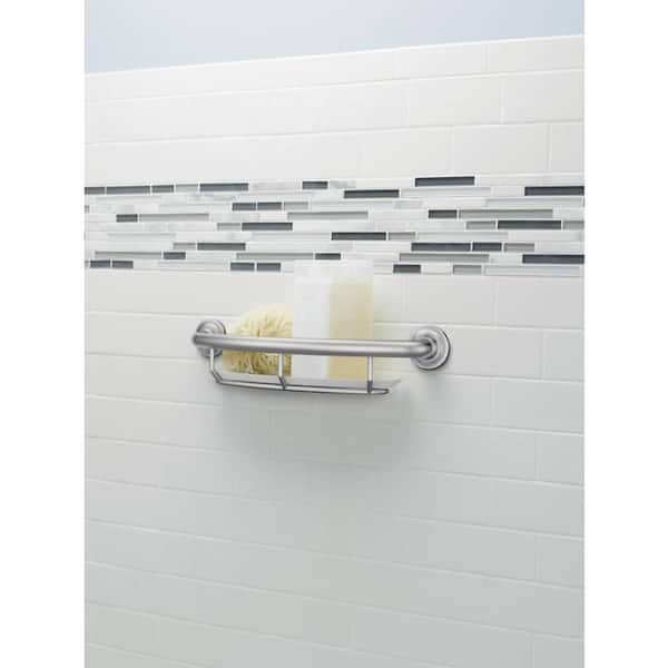MOEN Recessed Soap Holder and Utility Bar in Chrome 2565CH - The