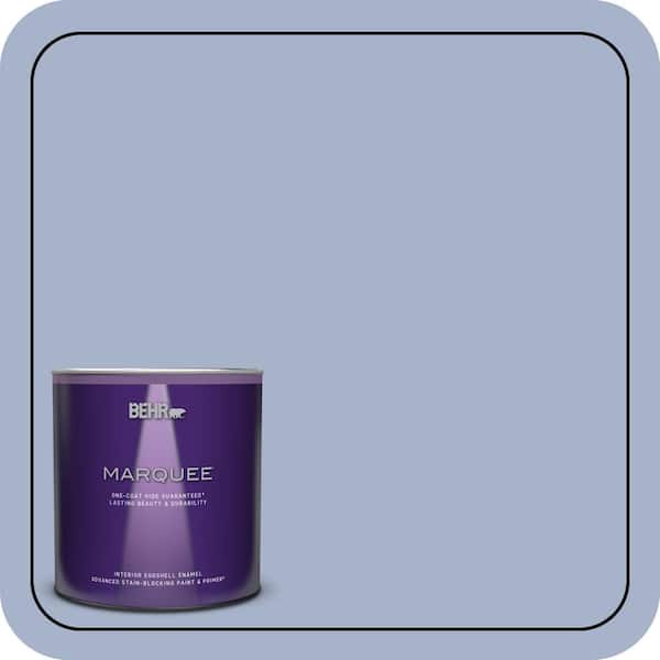 BEHR MARQUEE 1 qt. #PPU15-14 Ballroom Blue One-Coat Hide Eggshell Enamel Interior Paint & Primer