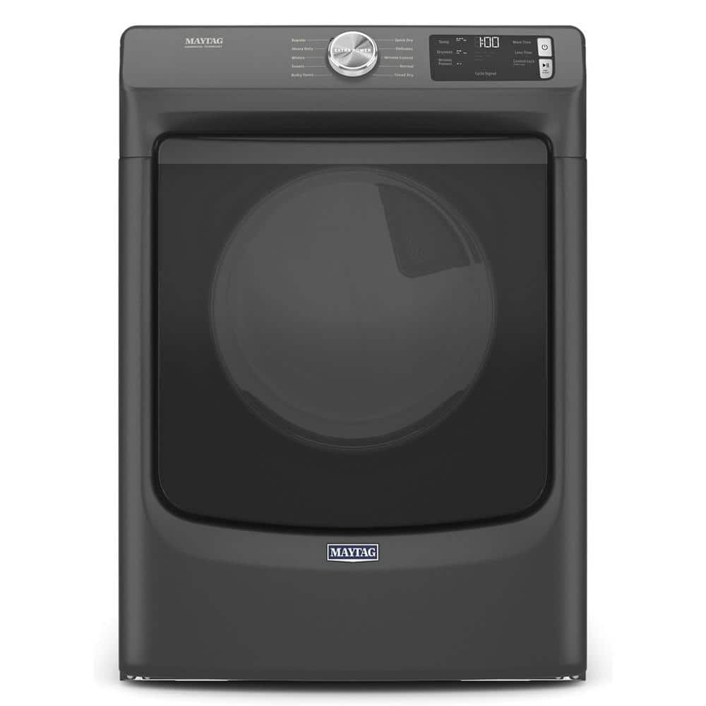 7.3 cu. ft. Vented Gas Dryer in Volcano Black