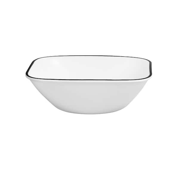 Corelle Square 22-Oz Cereal and Soup Bowls Simple Lines (Set of 6)