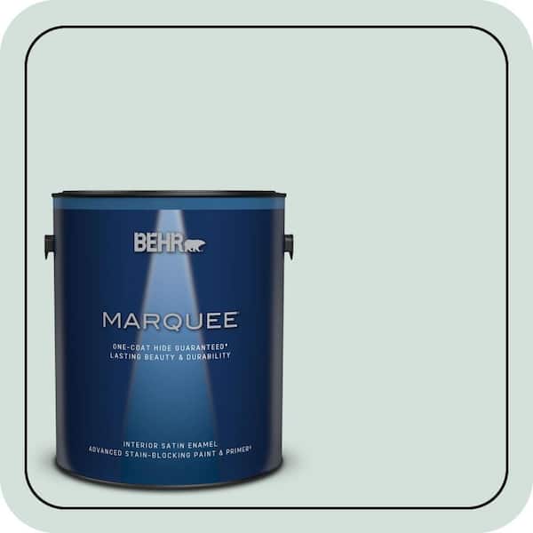 BEHR MARQUEE 1 Gal. #S430-1A Reflecting Moment Satin Enamel Interior Paint and Primer