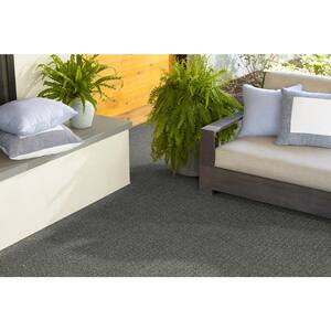 Isla Vista - Color Fieldstone Indoor/Outdoor Berber Gray Carpet
