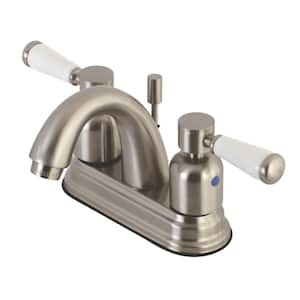 Paris 4 in. Centerset 2-Handle Bathroom Faucet in Brushed Nickel