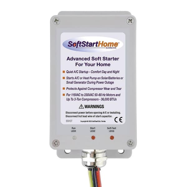 SoftStartHome Softstart for HVAC Systems up to 3 Tons (36,000 BTUs)