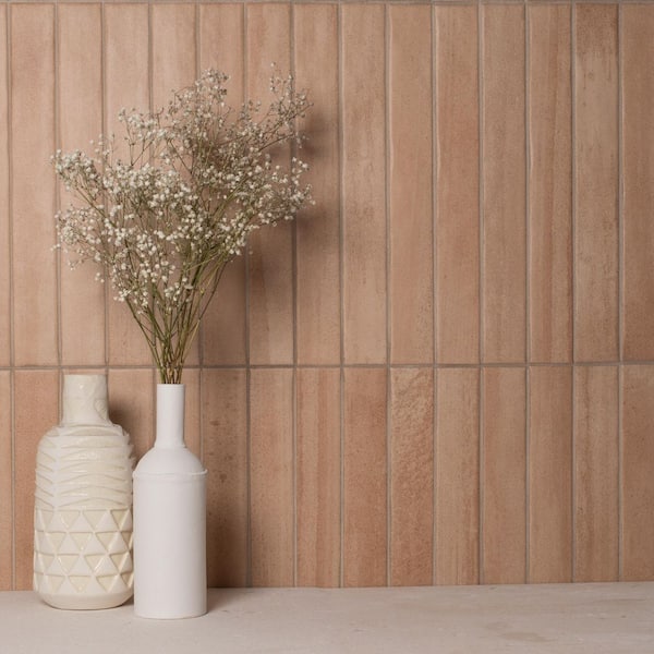 Adobe 2 in. x 16 in. Sandstone Matte Glazed Porcelain Subway Wall and Floor Tile (8.61 sq. ft/case)
