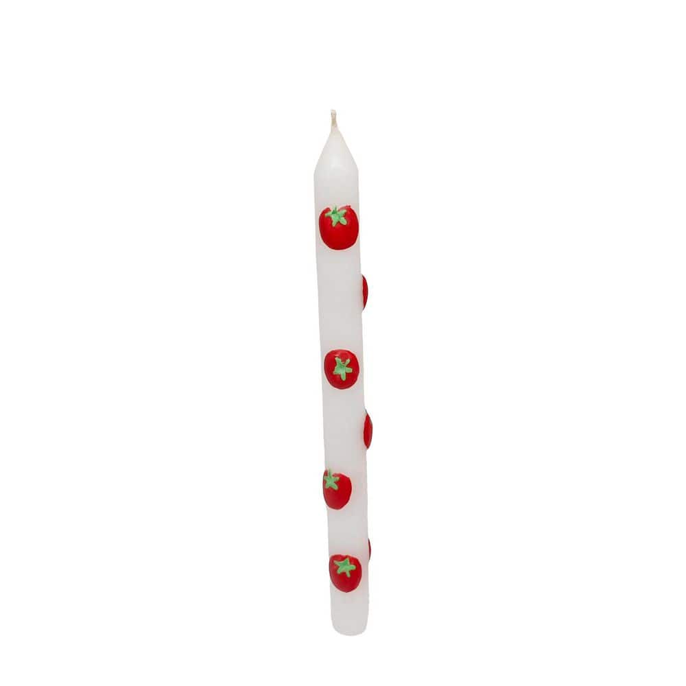 "Set of 2 – 10"" Hand-Painted Tomato Taper Candles" price history on PriceWatchPro