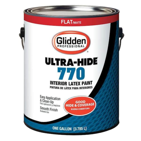 Glidden Professional 1 gal. Ultra Hide 770 Flat Interior Paint GP7