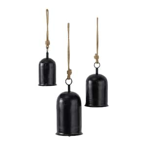 Metal Tibetan Inspired Decorative Hanging Bell Chime Set of 3 popular 5